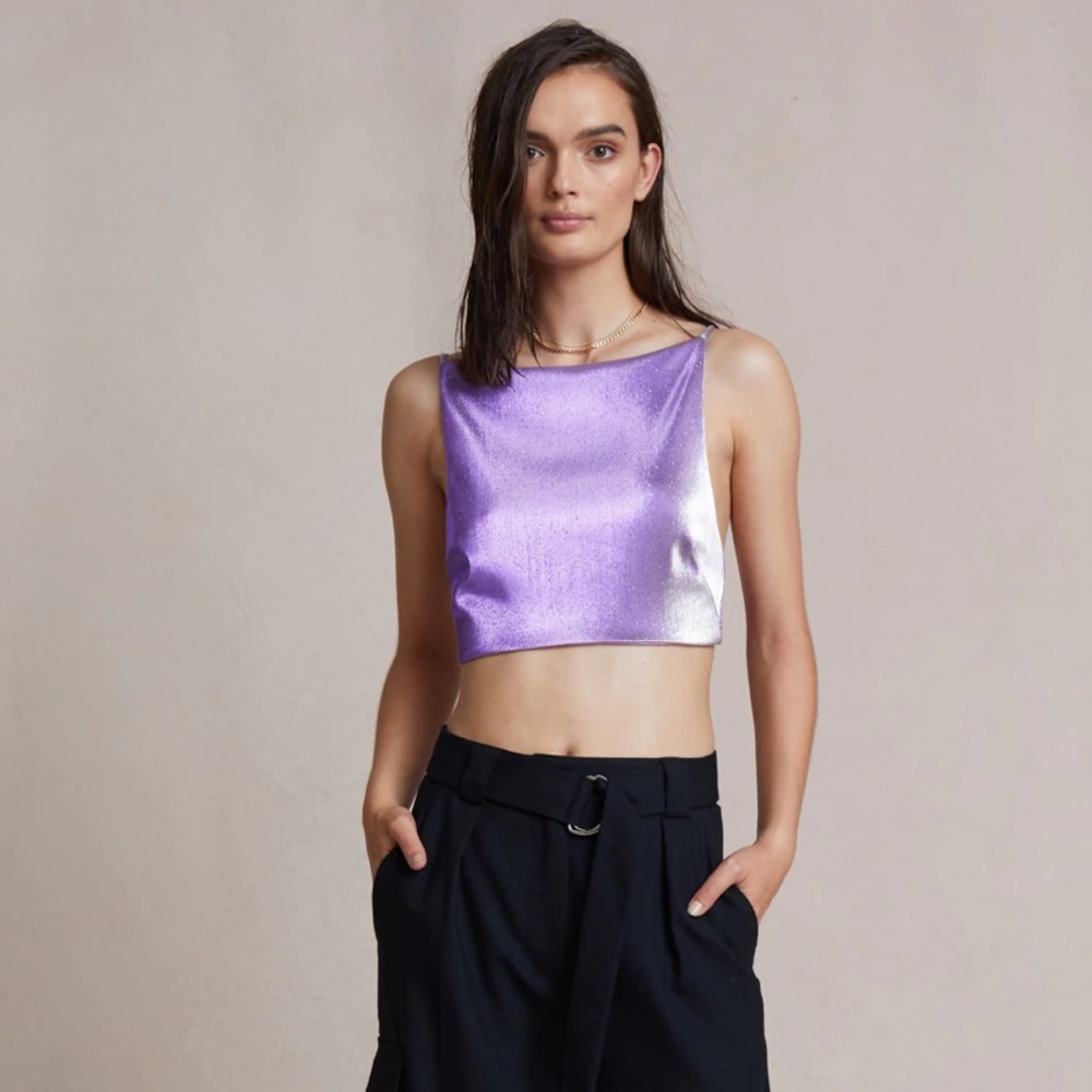 NWOT MAGENTA MAGIC BODICE in metallic purple